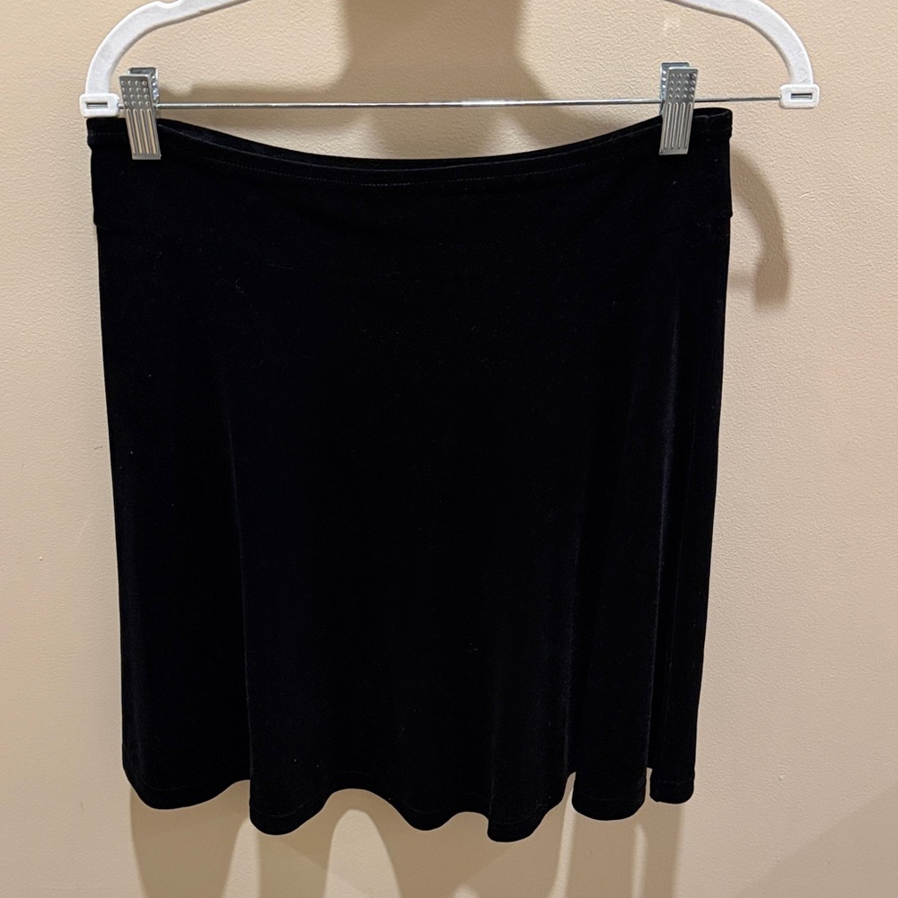 Perfectly Dressed Black Velvet Women's Skirt